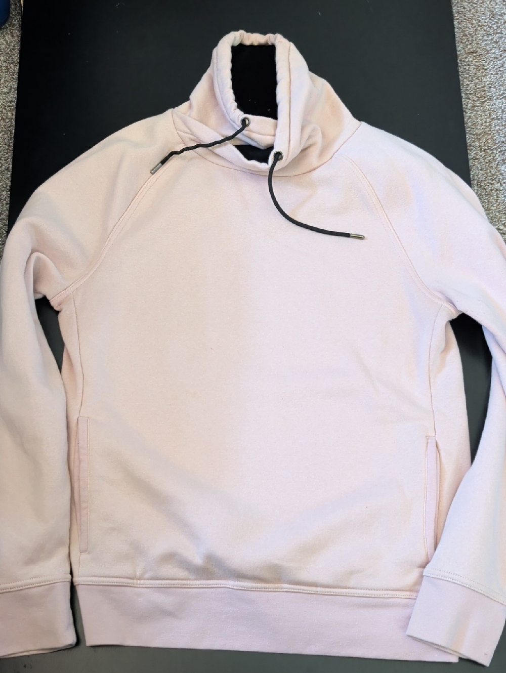 H&M Light Pink Men's Funnel Neck Cardigan Sweater